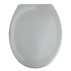 Wenko Premium WC-Sitz Ottana Hellgrau antibakteriell mit Absenkautomatik