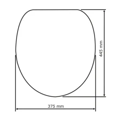 Wenko Premium WC-Sitz Ottana Hellgrau antibakteriell mit Absenkautomatik