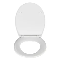 Wenko Premium WC-Sitz Samos Weiß antibakteriell mit Absenkautomatik