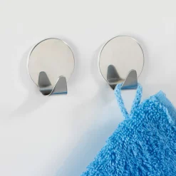 Wenko Rundhaken mittel glänzend 2er Set