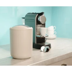 Wenko Schwingdeckeleimer Brasil S taupe 2 L