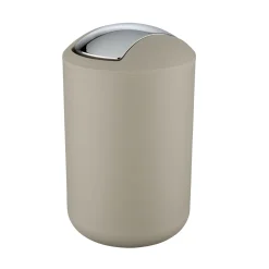 Wenko Schwingdeckeleimer Brasil L taupe 6,5 L