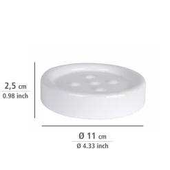 Wenko Seifenablage Polaris weiß