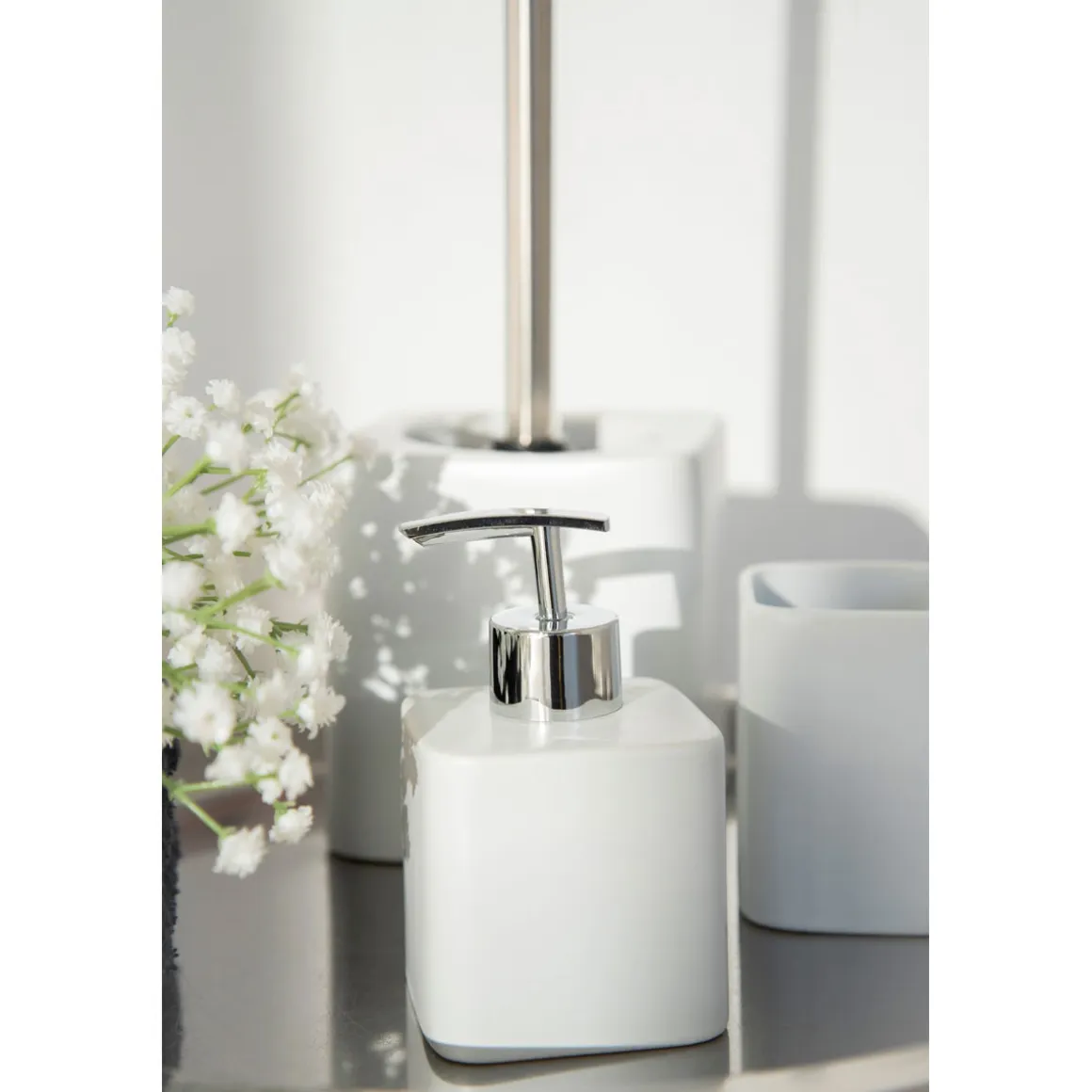 Wenko Seifenspender Hexa weiß 290 ml