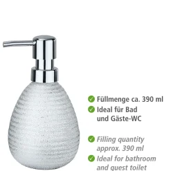 Wenko Seifenspender Polaris Juwel silber 390 ml