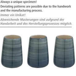 Wenko Seifenspender Pottery petrol 360 ml