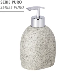 Wenko Seifenspender Puro hellgrau ca 295 ml