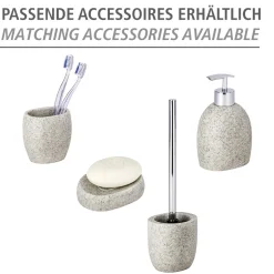 Wenko Seifenspender Puro hellgrau ca 295 ml