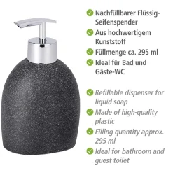 Wenko Seifenspender Puro anthrazit ca 295 ml
