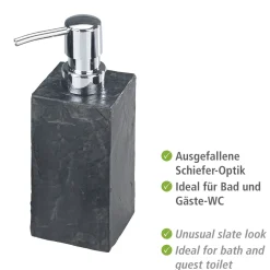 Wenko Seifenspender Slate Rock ca 250 ml