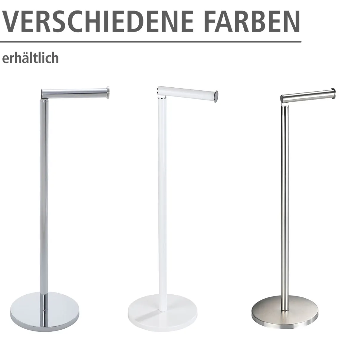 Wenko Stand Toilettenpapierhalter 2 in 1