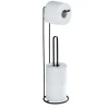 Wenko Stand Toilettenpapierhalter 2 in 1 Lugano