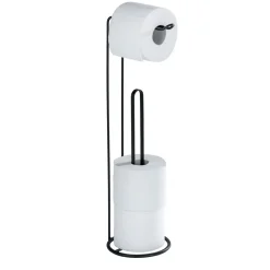 Wenko Stand Toilettenpapierhalter 2 in 1 Lugano
