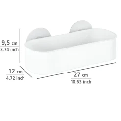 Wenko Static-Loc Wandablage Osimo weiß