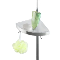 Wenko Teleskop Duschecke Premium satiniert