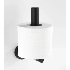 Wenko Toilettenpapier-Ersatzrollenhalter Bosio schwarz