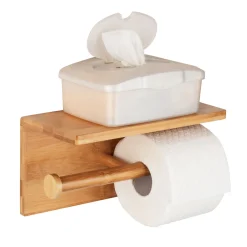 Wenko Toilettenpapierhalter Duo Bambusa