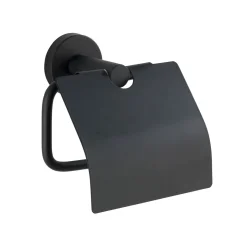 Wenko Toilettenpapierhalter Bosio schwarz