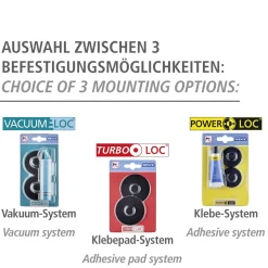 Wenko Toilettenpapierhalter Classic Plus schwarz