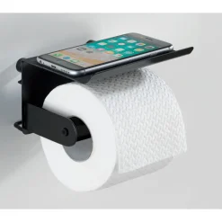 Wenko Toilettenpapierhalter Classic Plus schwarz