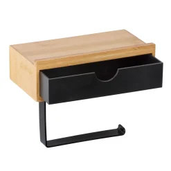 Wenko Toilettenpapierrollenhalter Bambusa