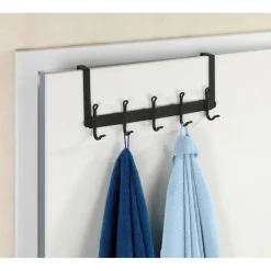 Wenko Türgarderobe Nostalgie 5 Haken schwarz