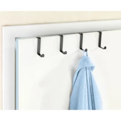 Wenko Türgarderobenhaken schwarz 4er Set