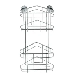 Wenko Turbo-Loc Eckregal 2 Etagen