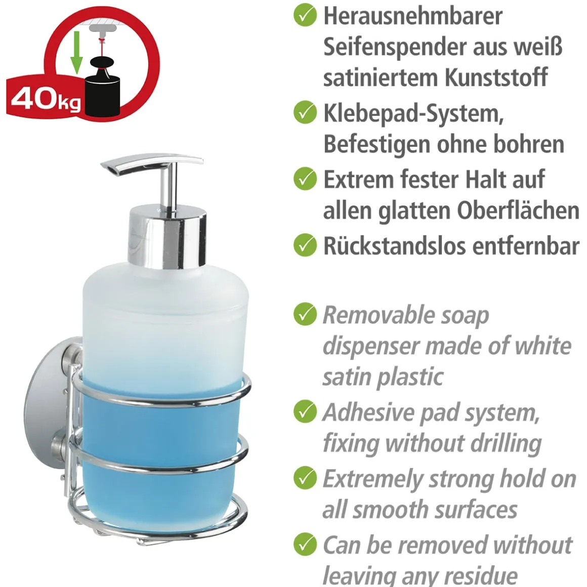 Wenko Turbo-Loc Seifenspender