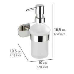 Wenko Turbo-Loc Seifenspender Orea Shine ca 200 ml