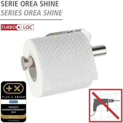 Wenko Turbo-Loc Toilettenpapierhalter Orea Shine