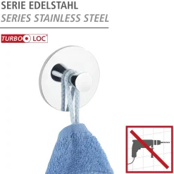 Wenko Turbo-Loc Wandhaken Pisa