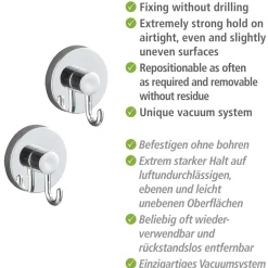 Wenko Vacuum-Loc Haken 2er Set