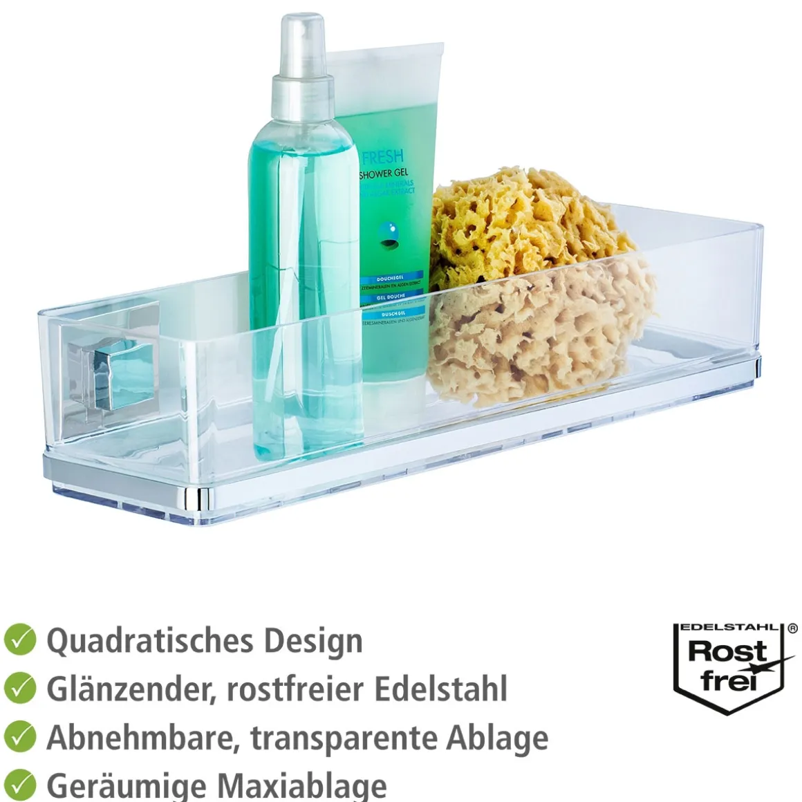 Wenko Vacuum-Loc Maxiablage Quadro