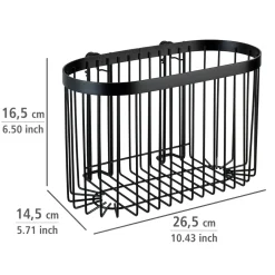 Wenko Wandablage Classic Plus schwarz