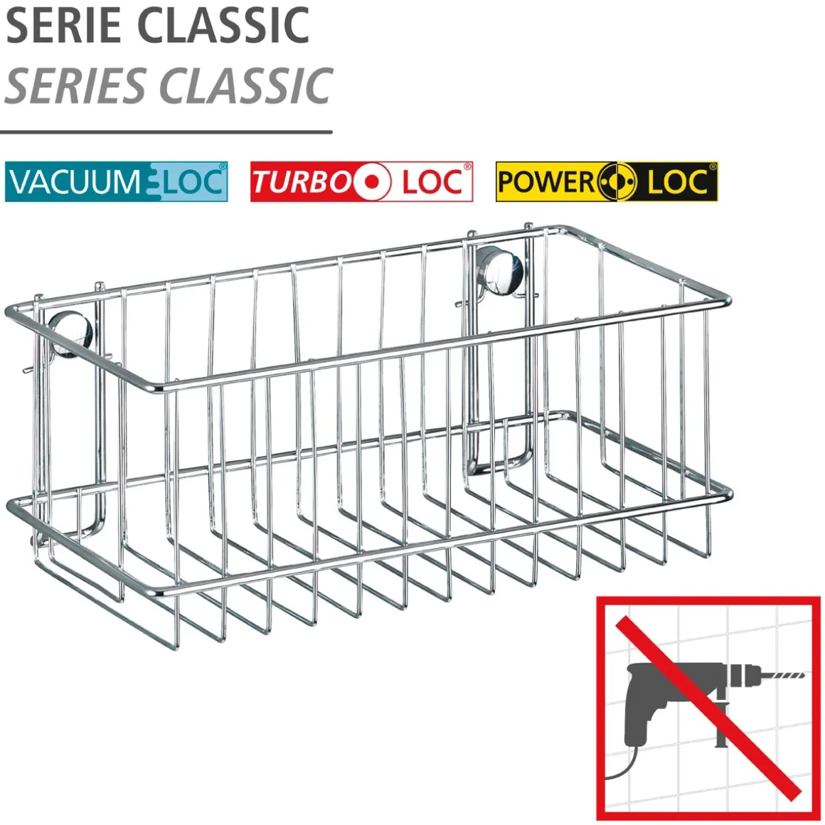 Wenko Wandablage Classic groß