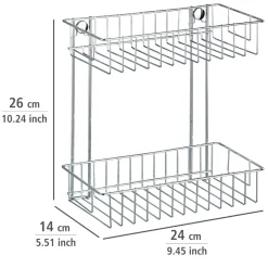 Wenko Wandregal Classic 2 Etagen