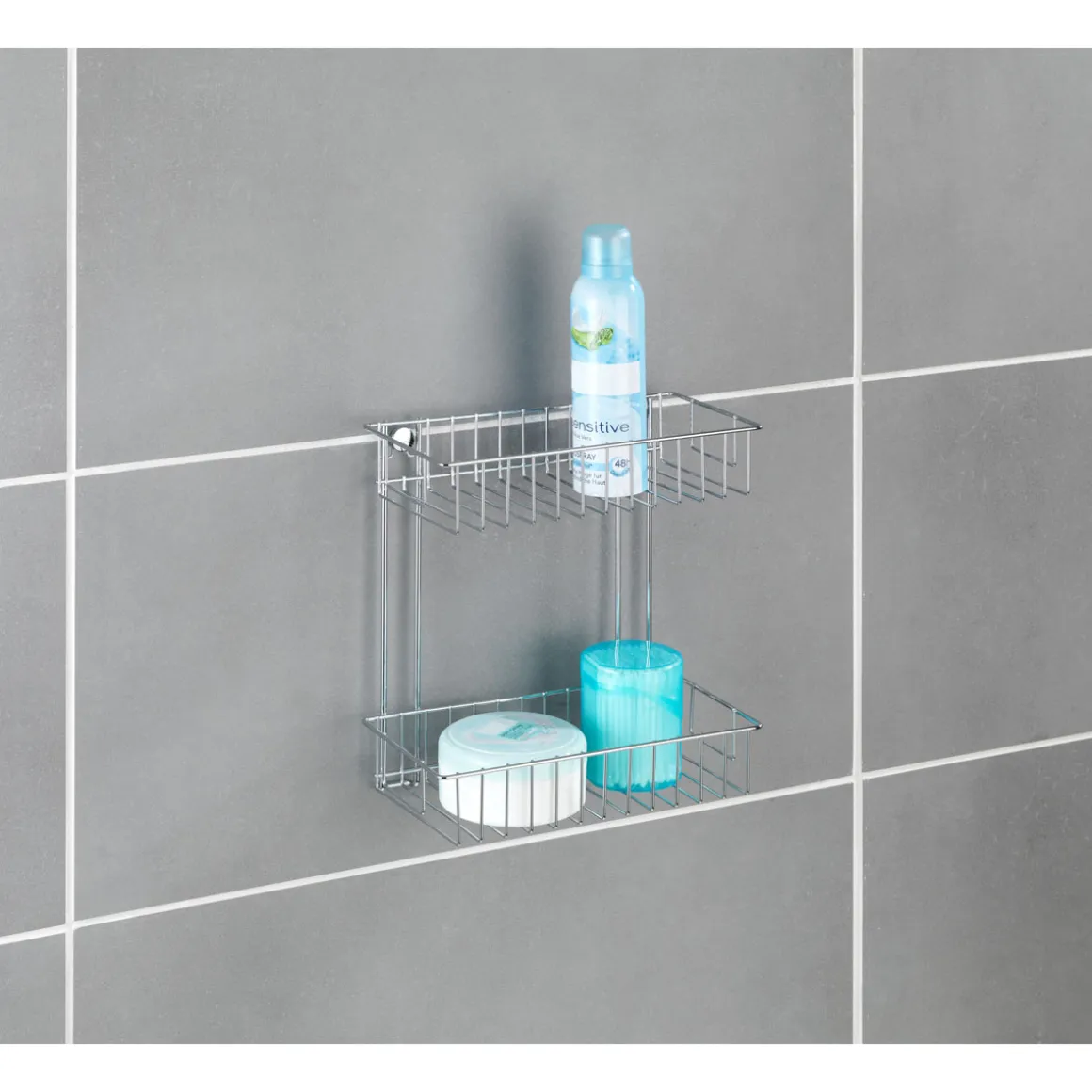 Wenko Wandregal Classic 2 Etagen