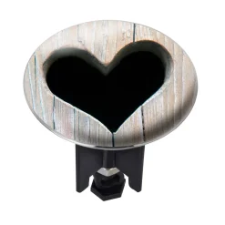 Wenko Waschbeckenstöpsel Pluggy XL Heart