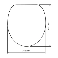 Wenko WC-Sitz Muschel 3D Effekt mit Absenkautomatik