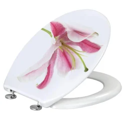 Wenko WC-Sitz Orchid antibakteriell