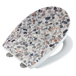 Wenko WC-Sitz Terrazzo High Gloss