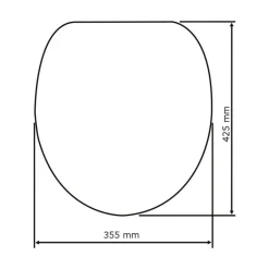 Wenko WC-Sitz Wenge mit Absenkautomatik