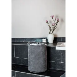 Wenko Wäschesammler Cordoba grau 68 l