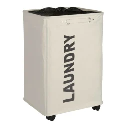 Wenko Wäschesammler Quadro beige 79 l
