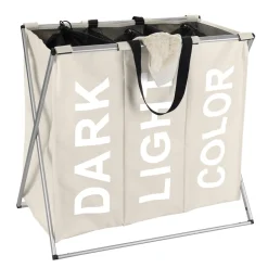 Wenko Wäschesammler Trio beige 130 l