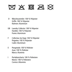 Wenko Wäschesammler Trio beige 130 l