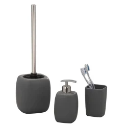 Wenko Zahnputzbecher Faro grau