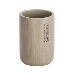 Wenko Zahnputzbecher Palo taupe