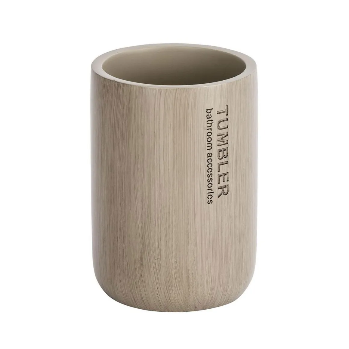 Wenko Zahnputzbecher Palo taupe